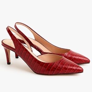 J.Crew Colette slingback D’Orsay pump.